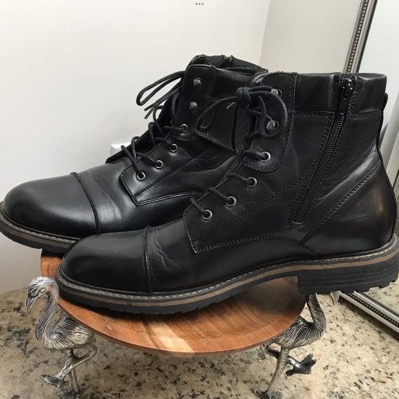 Public Opinion Other - PUBLIC OPINION Men’s Black Combat / Moto Boots Sz. 12 M